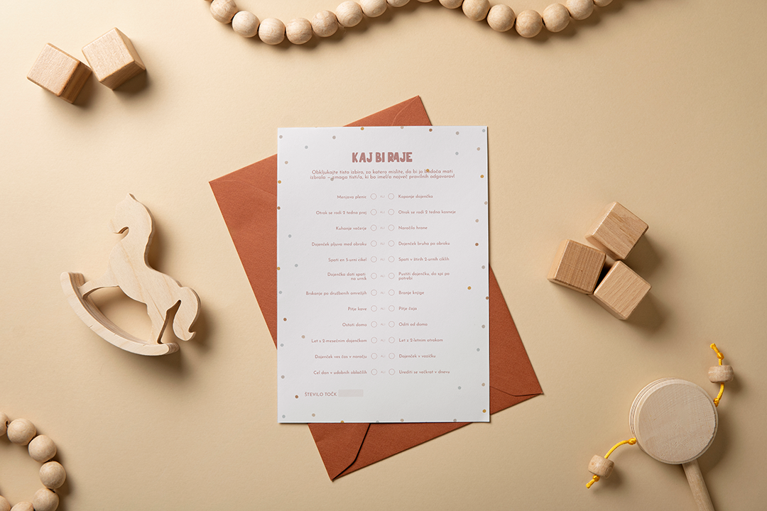 Kaj bi raje - pikice